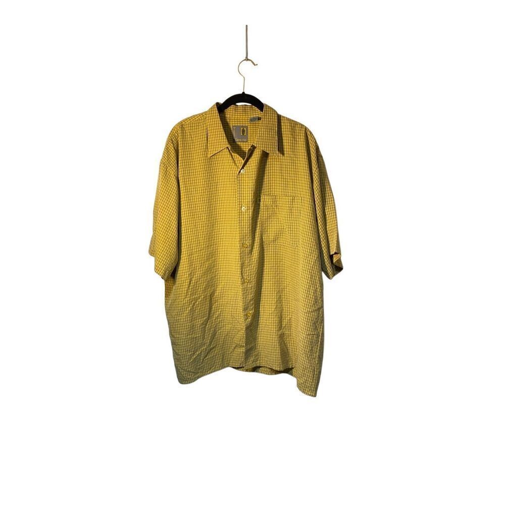 Pineapple connection, men’s short sleeve button down shirt large